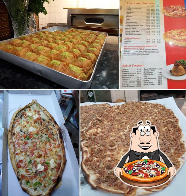 Get pizza at Istanbul Turkish Kebab House