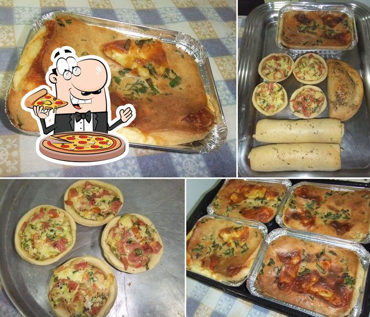 Escolha pizza no Papai Master Chef