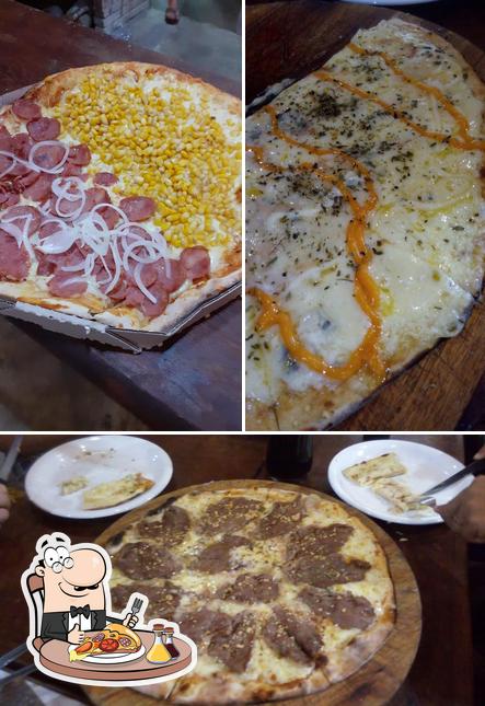 Escolha pizza no Pizzaria do Gaúcho