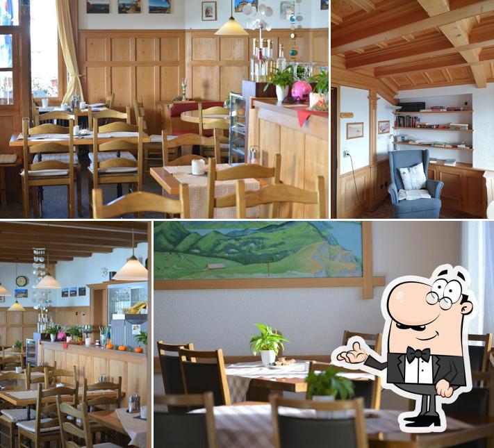 Dai un'occhiata agli interni di Restaurant & Hotel Alpina