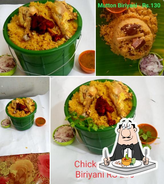 Meals at Saleem Biriyani