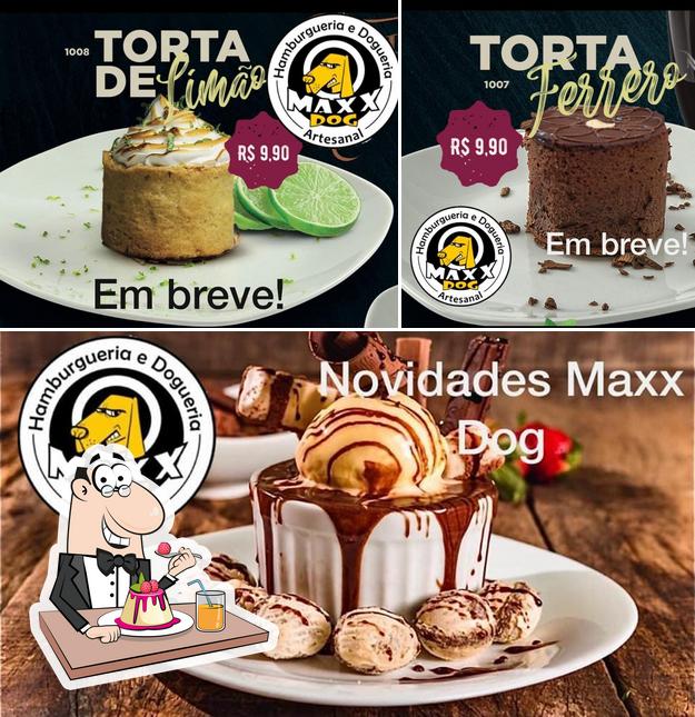 MAXX DOG serve uma seleção de pratos doces