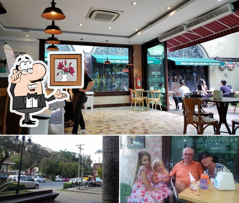 O interior do Freddo Gelateria - Cabral