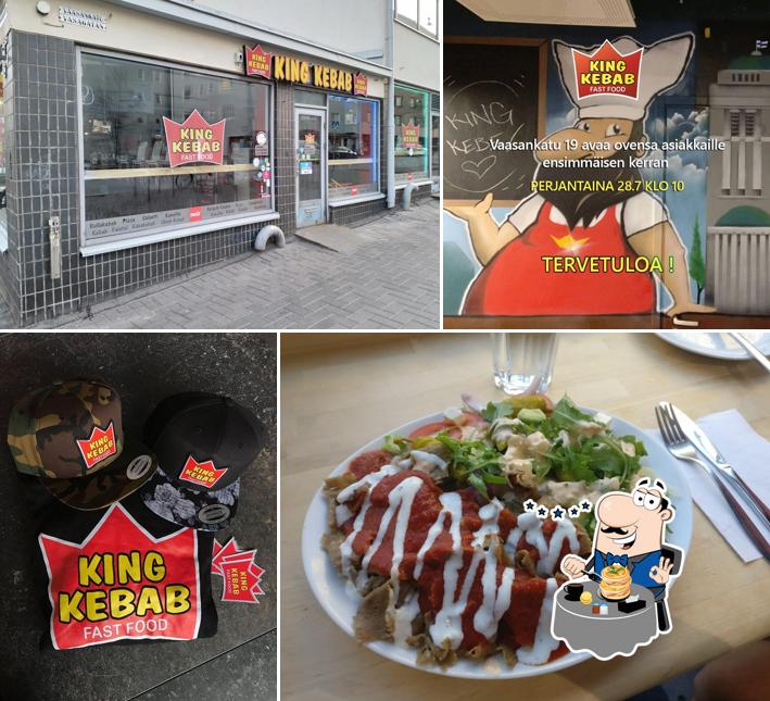 Food at King Kebab Kallio