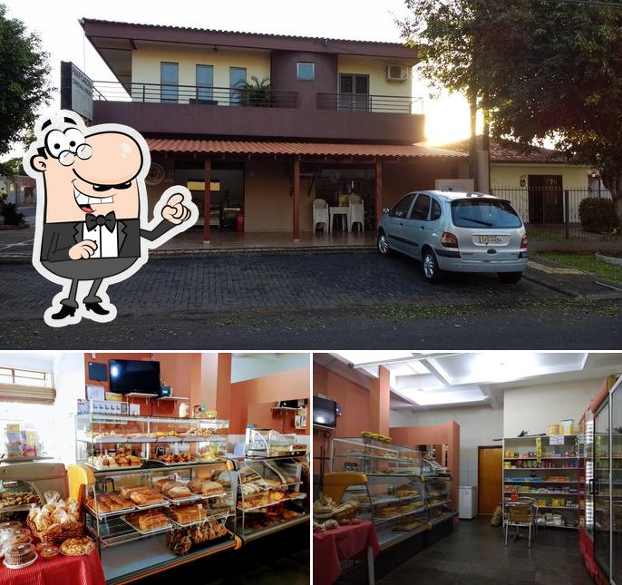 A foto da interior e exterior no Panificadora Confeitaria & Mercado Bom Pão