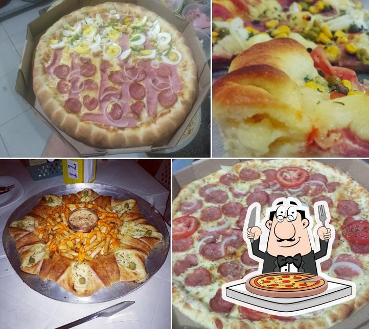 No gigant's, você pode degustar pizza