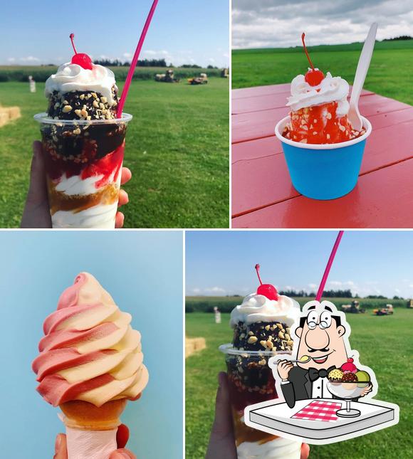 Kool Breeze Ice Cream Barn offre une éventail de plats sucrés