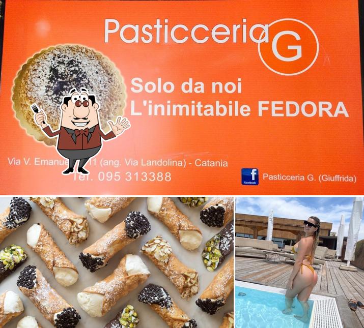 Platti al Pasticceria Giuffrida