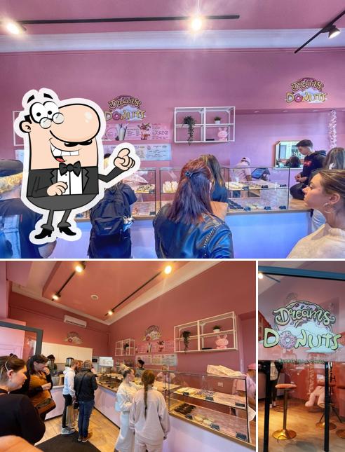 L'intérieur de Dreams Donuts Limoges