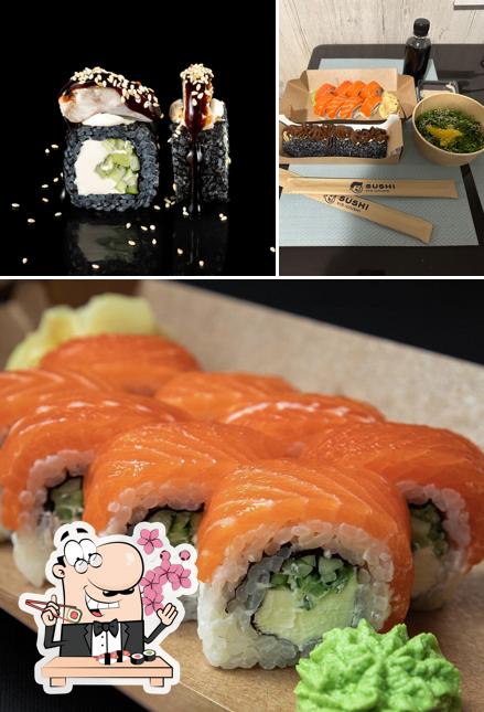 Prenez de nombreuses options de sushi