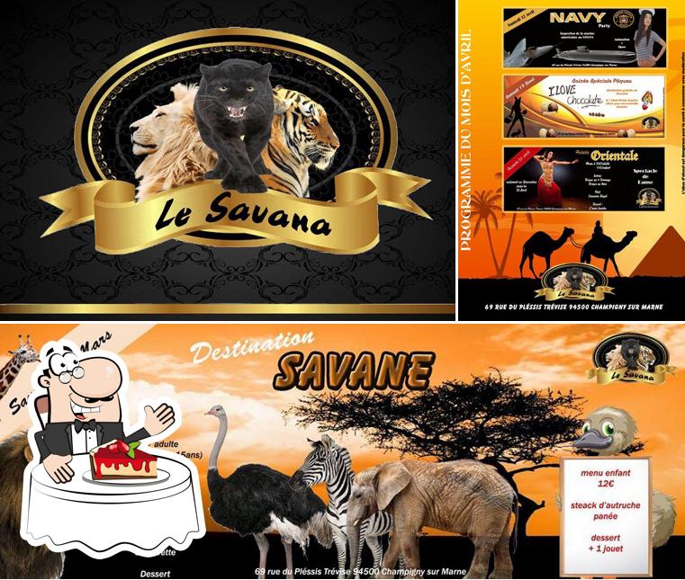 Savana sert un nombre de desserts