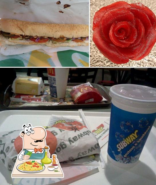 Platos en Subway