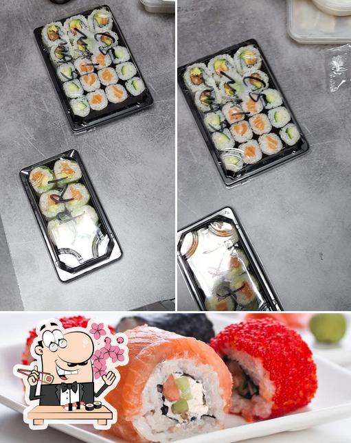 Essayez de nombreuses options de sushi