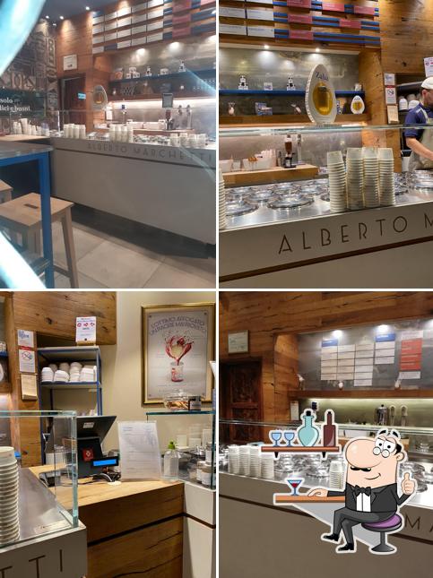 Check out how Alberto Marchetti Gelaterie looks inside