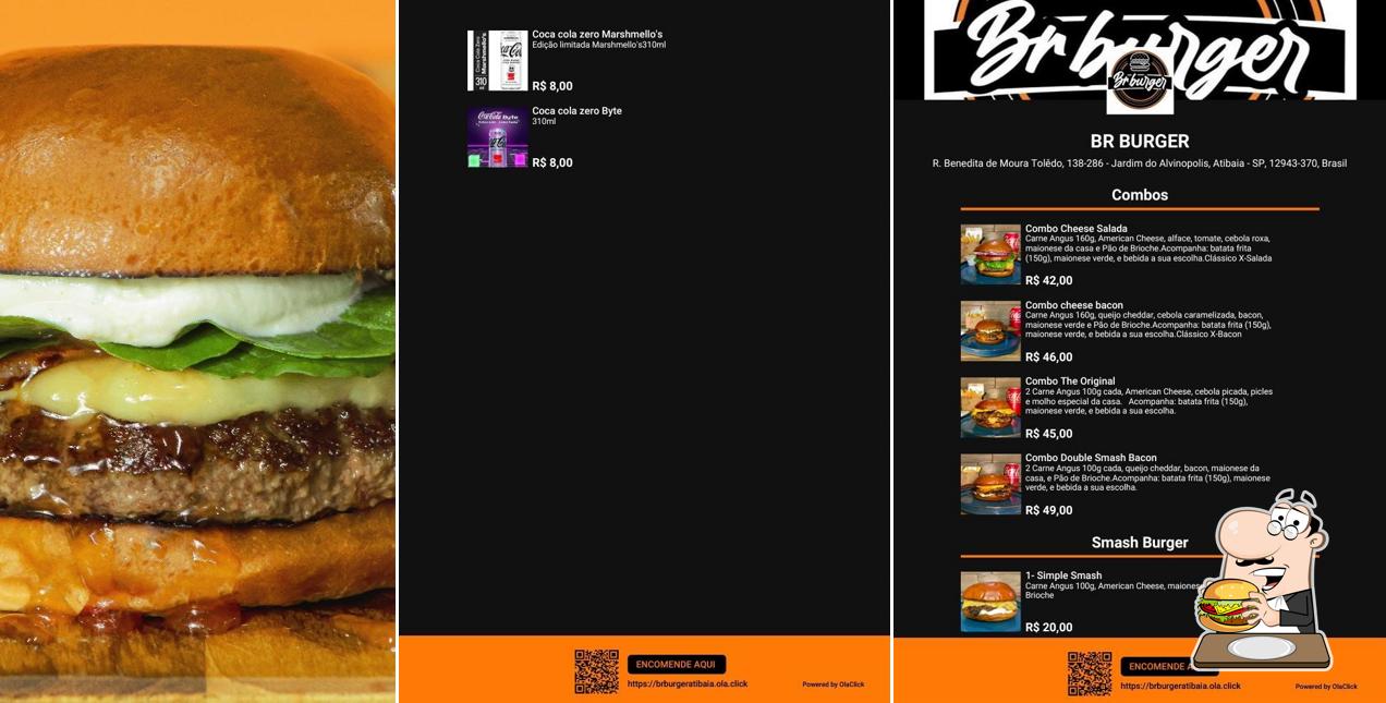 Hambúrguer em Br Burger