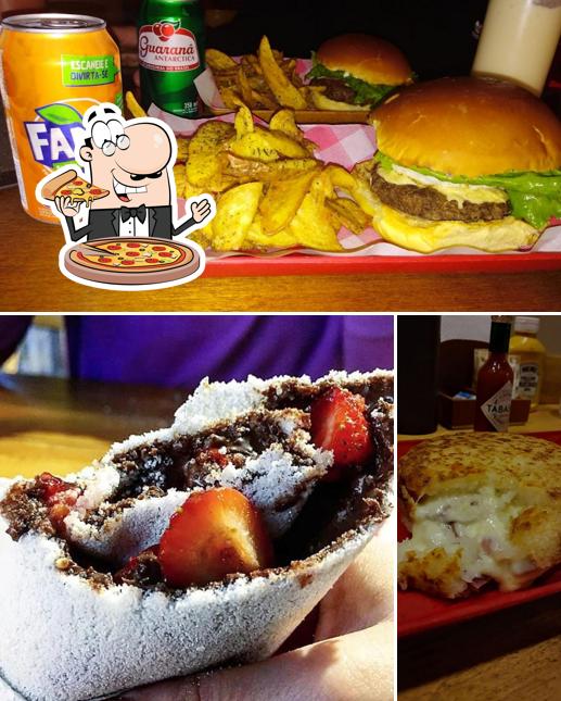 Escolha diferentes estilos de pizza