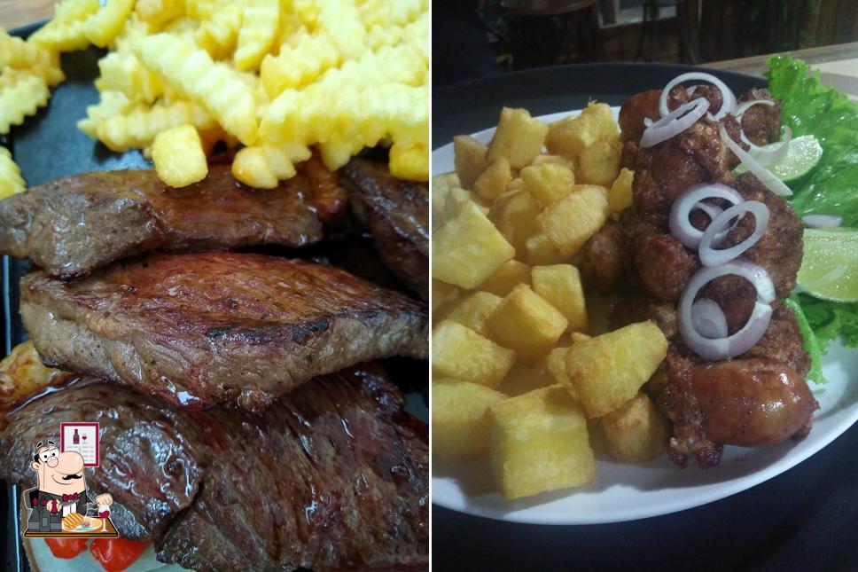 Peça refeições de carne no Boteco Floricultura