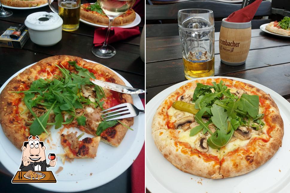Order pizza at Landhafen Boot & Mehr