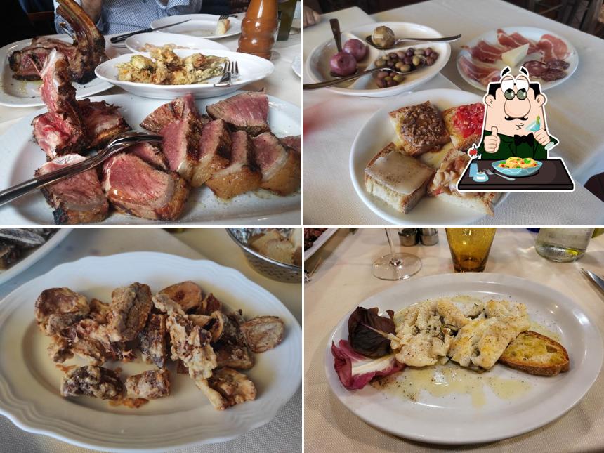 Cibo al Ristorante Monte A Pescia
