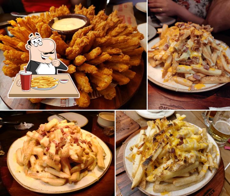 Experimente cbatatas fritas francesas no Restaurante Outback Steakhouse