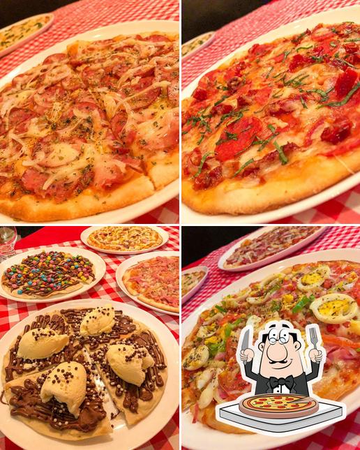 Experimente diferentes variedades de pizza