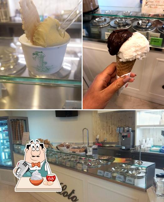 Gelateria Fior di Loto serve un'ampia varietà di dolci