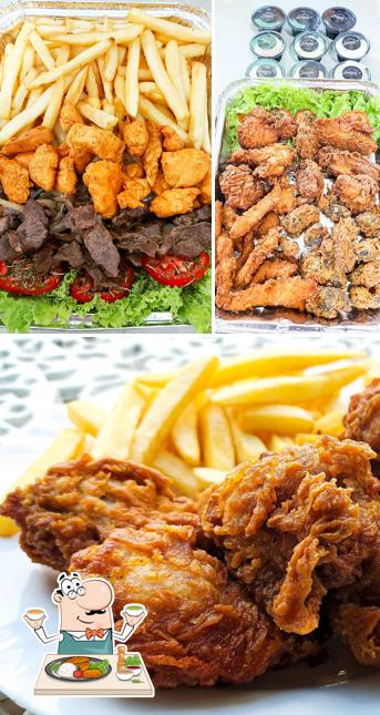 Comida em Johnny's Burger Express