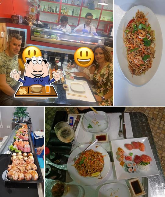 Platos en Perto Bento (Sushi & Thai)