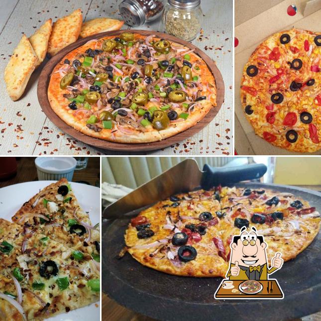 Pick pizza at Juno's Pizza
