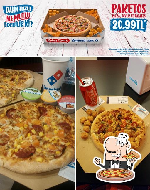 Отведайте пиццу в "Domino's Pizza Erzincan"