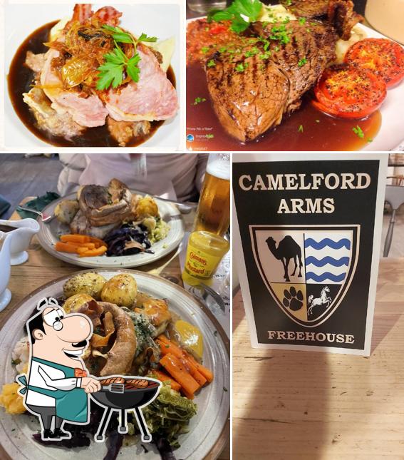 Try out meat dishes at Camelford Arms