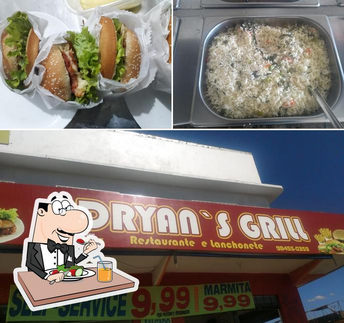 Comida em Adryan's Grill