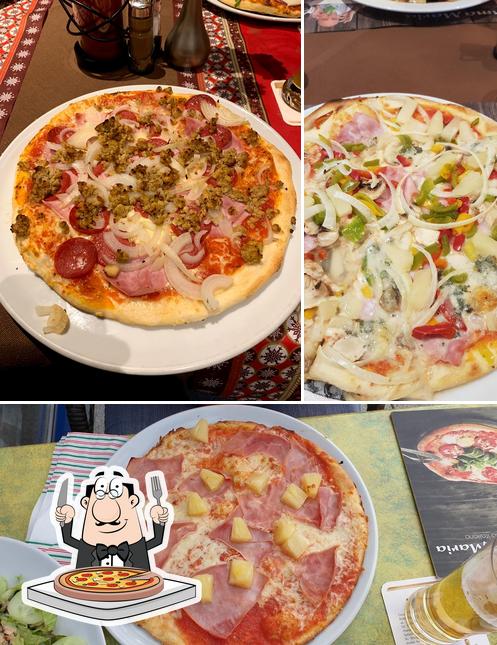 Commandez des pizzas à Ristorante Pizzeria Mamma Maria Inh. Tundis Egidio e.K