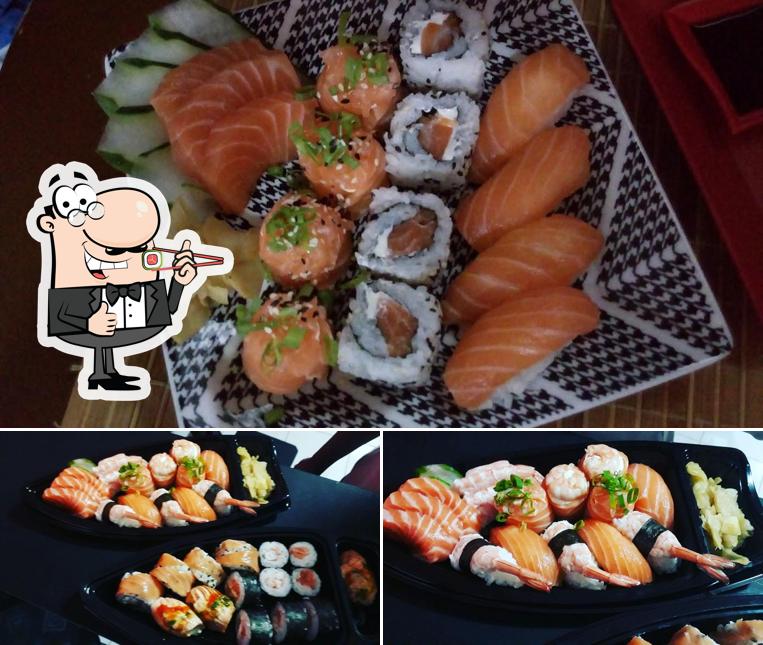 Escolha diversas opções de sushi