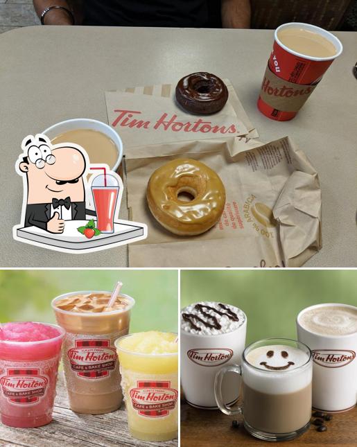 Profitez d'un verre à Tim Hortons