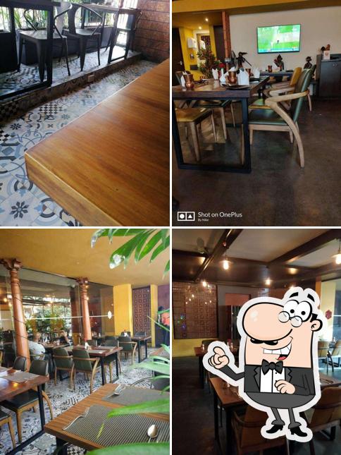 The interior of Bella