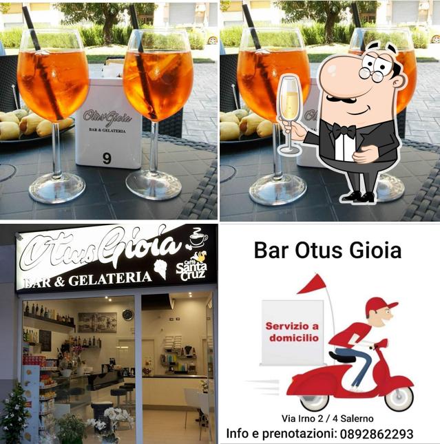 Otus Gioia Bar & Gelateria serve alcolici