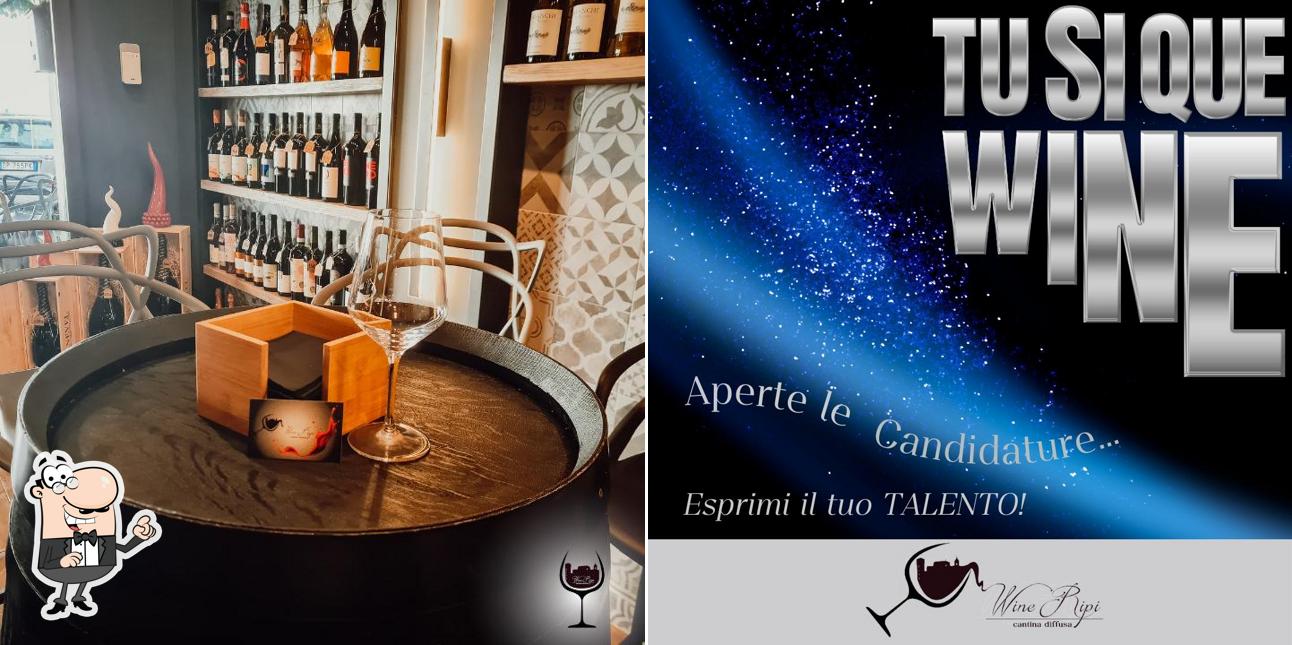 Gli interni di Wineripi Cantina Diffusa