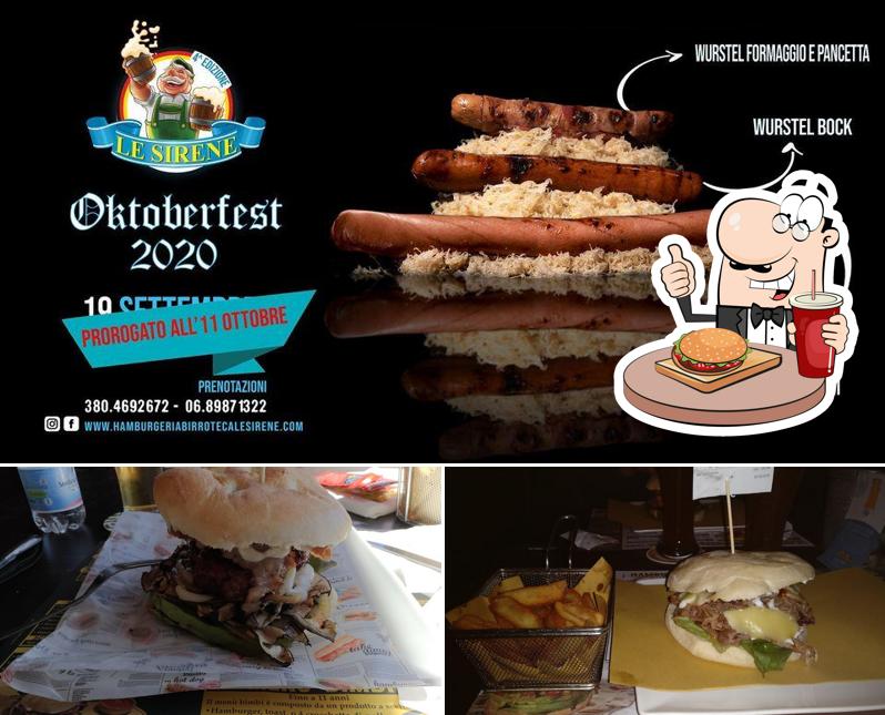 Gli hamburger di Le Sirene 2.0 potranno soddisfare molti gusti diversi