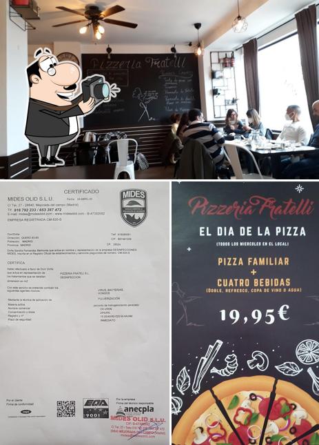 Vea esta foto de Pizzeria Fratelli Madrid