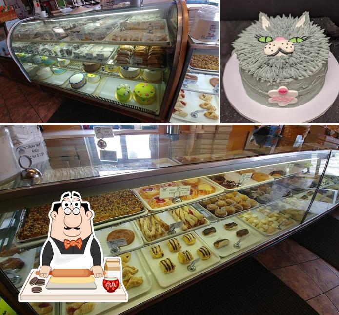 Tiffany's Bakery serves a selection of sweet dishes