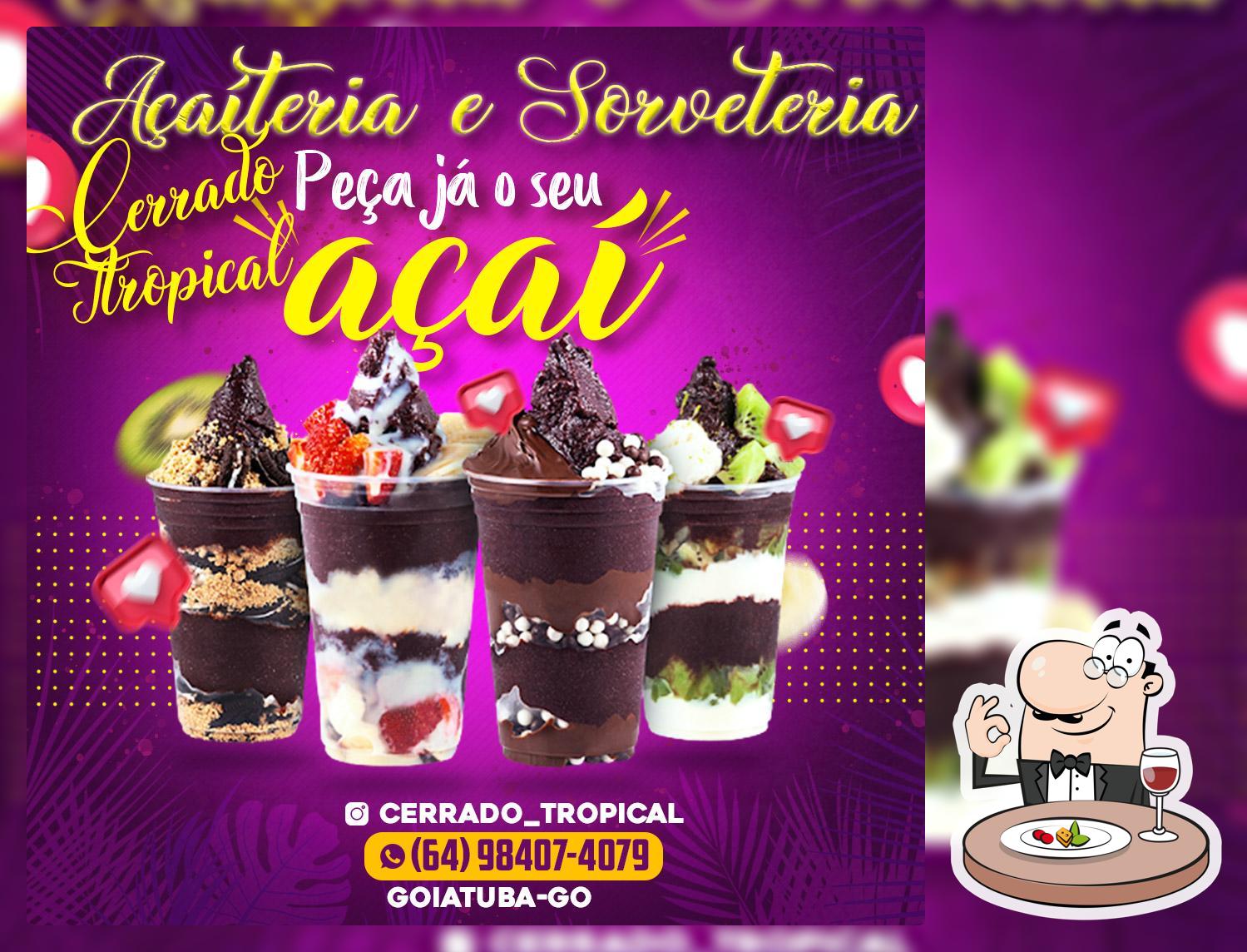 Açaiteria e Sorveteria cerrado tropical