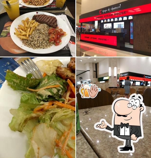 Observa las fotos que muestran interior y comida en Mania de Churrasco! Prime Steak & Burger