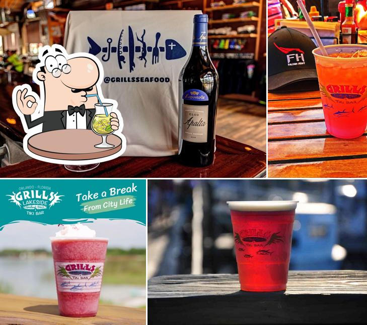 Grills Seafood Deck & Tiki Bar in Cape Canaveral Restaurant menu and