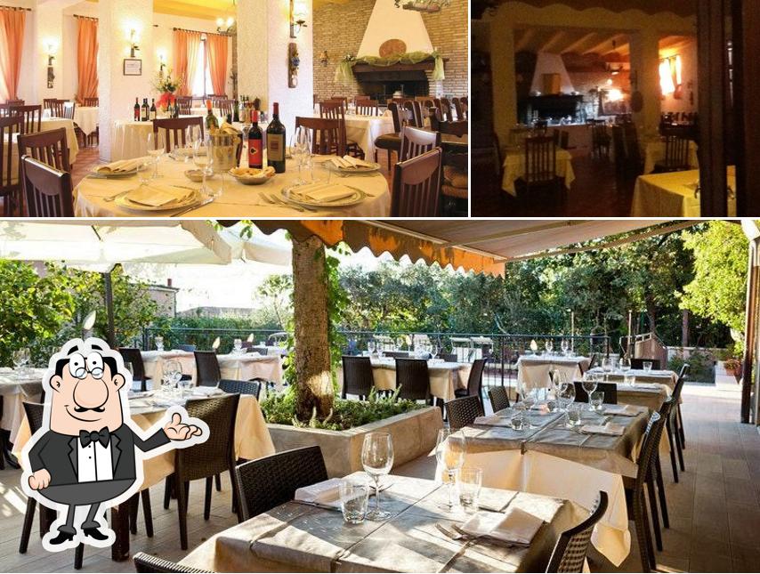 Gli interni di Albergo La Palomba