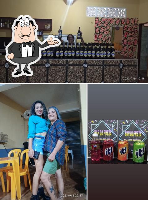 A Bar da Preta se destaca pelo interior e exterior