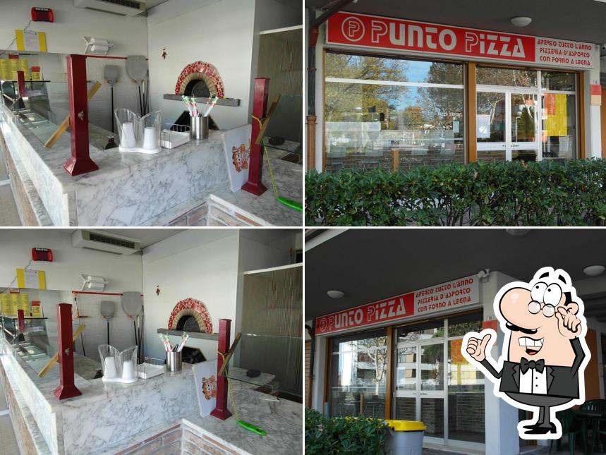 Gli interni di Punto Pizza