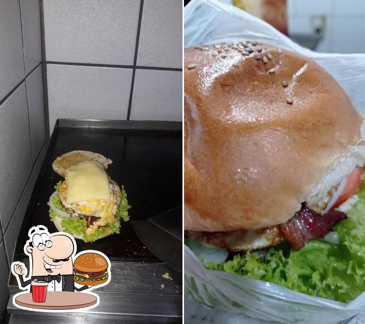 Consiga um hambúrguer no El-Shaday Sanduíches do Pedro
