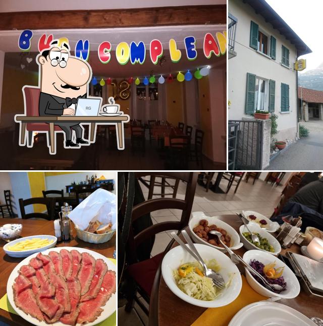Gli interni di Osteria Biasca