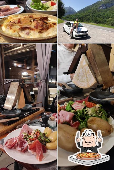 Choisissez des pizzas à Restaurant l'Alpin